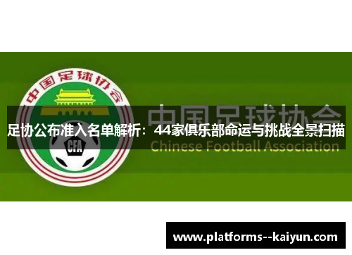 足协公布准入名单解析：44家俱乐部命运与挑战全景扫描